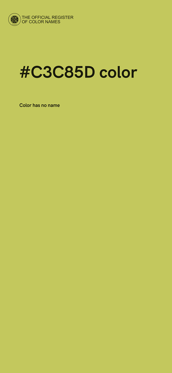 #C3C85D color image
