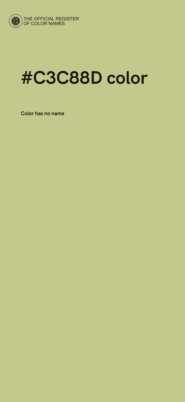 #C3C88D color image