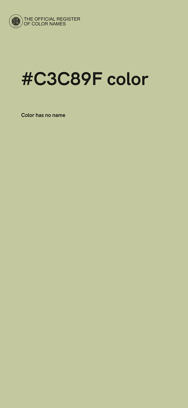 #C3C89F color image