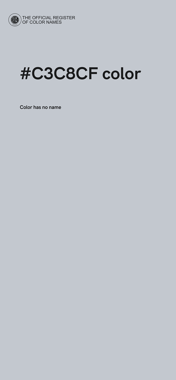 #C3C8CF color image