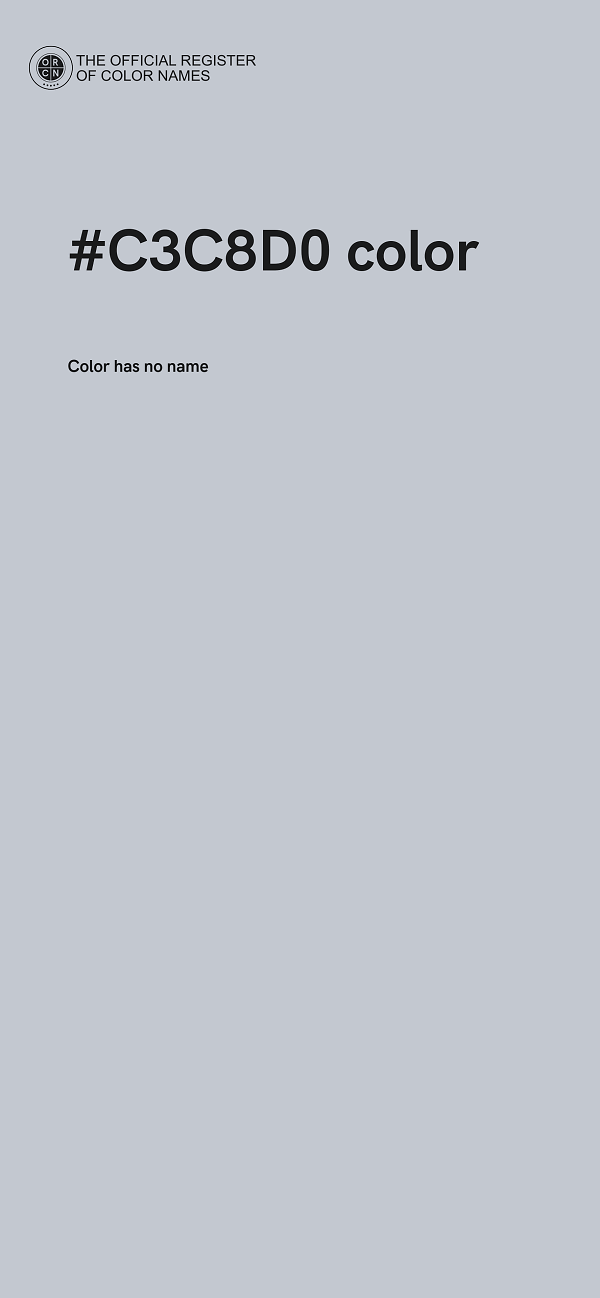 #C3C8D0 color image