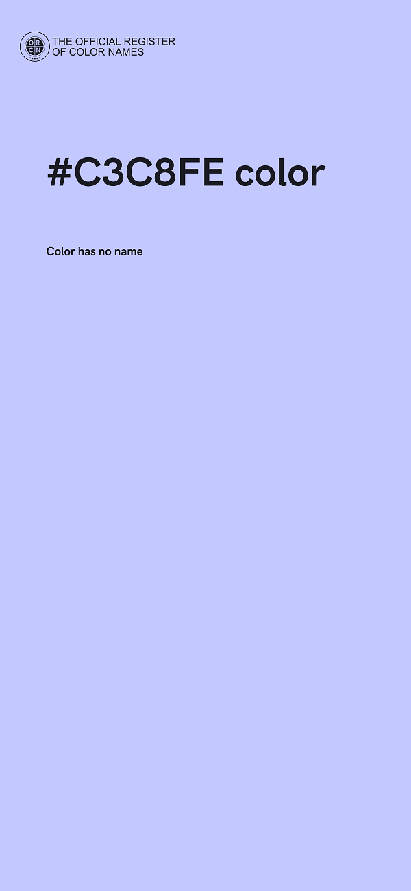 #C3C8FE color image