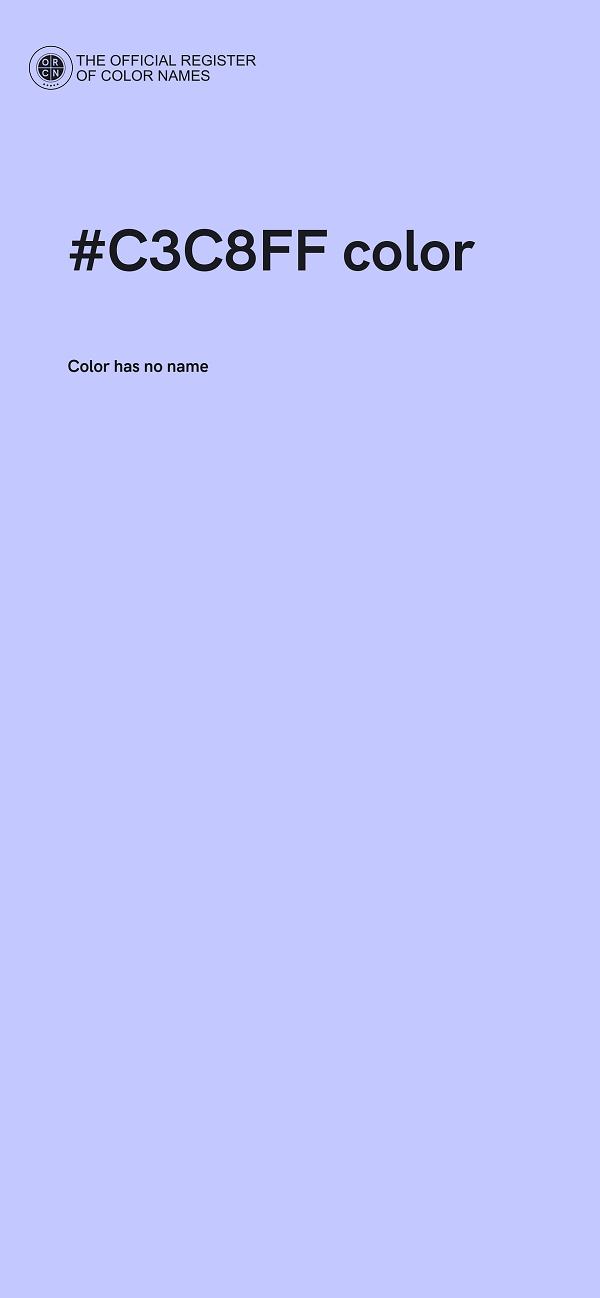 #C3C8FF color image