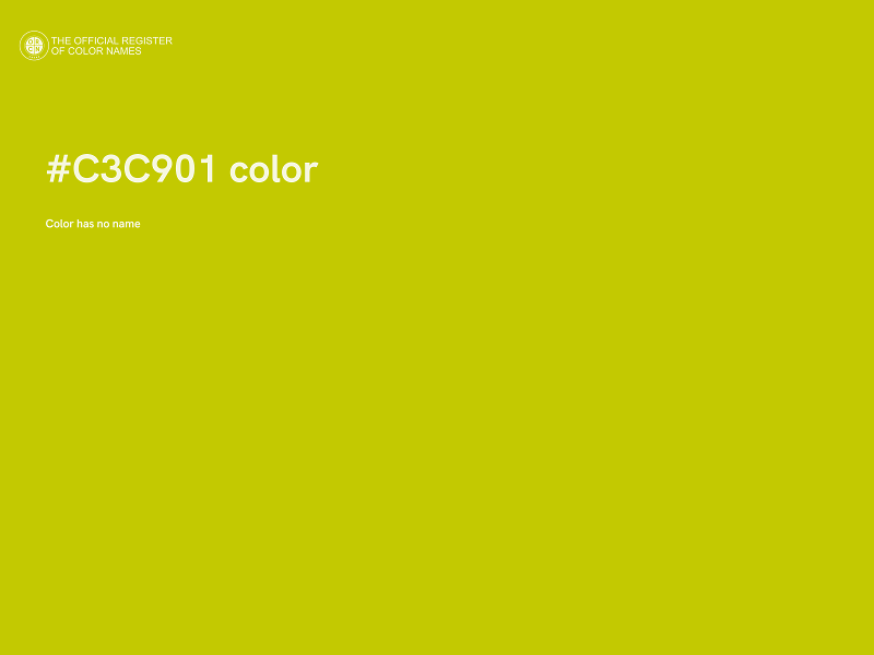 #C3C901 color image