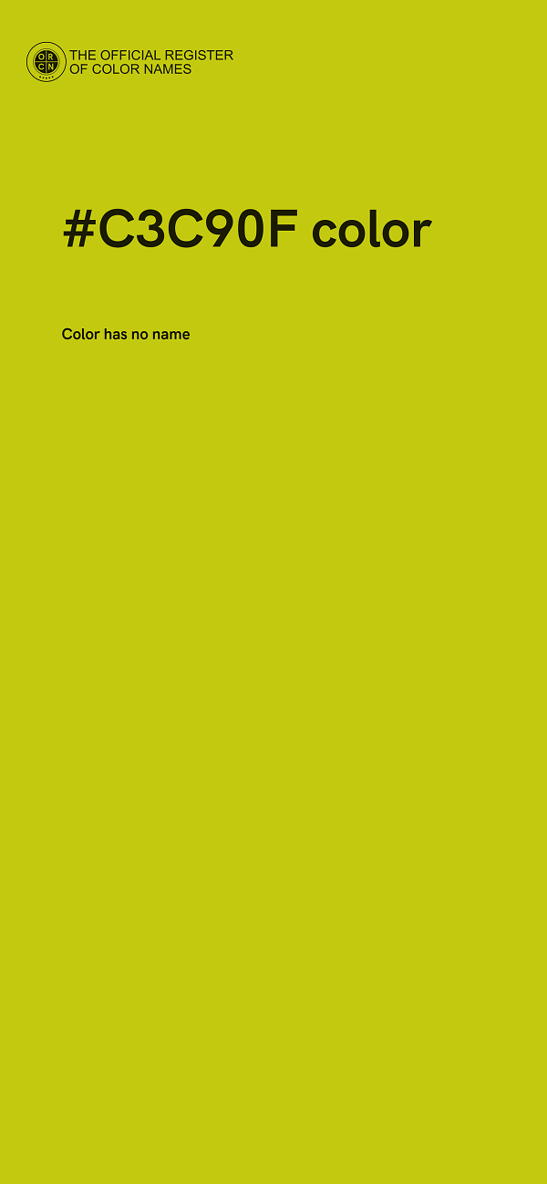 #C3C90F color image