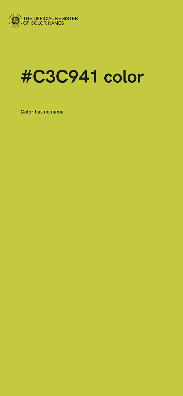 #C3C941 color image