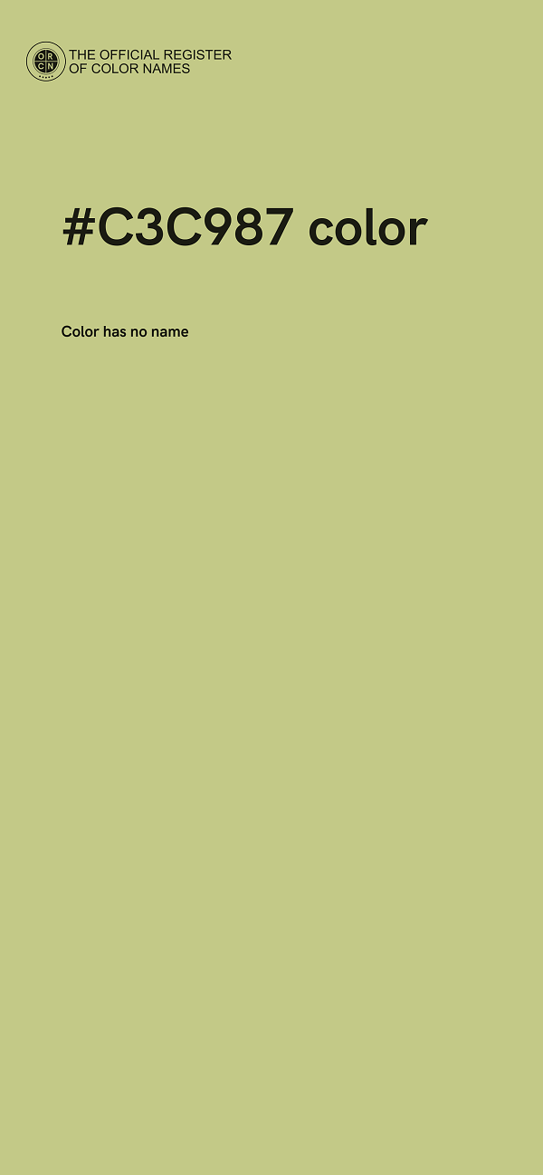 #C3C987 color image