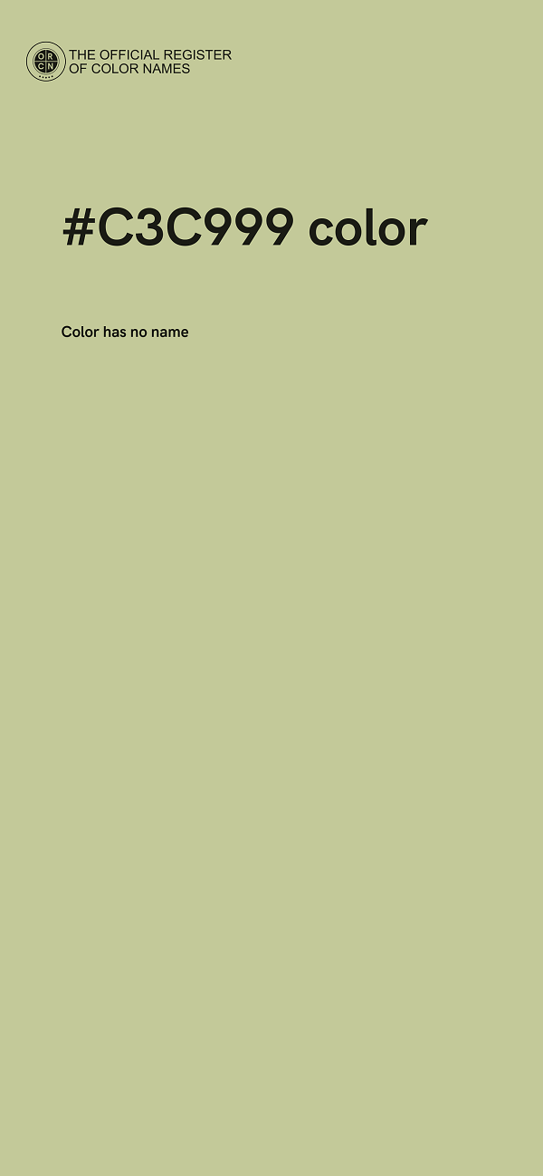 #C3C999 color image