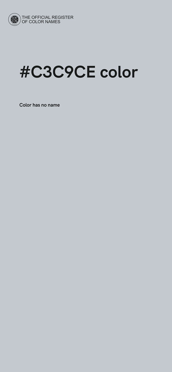 #C3C9CE color image
