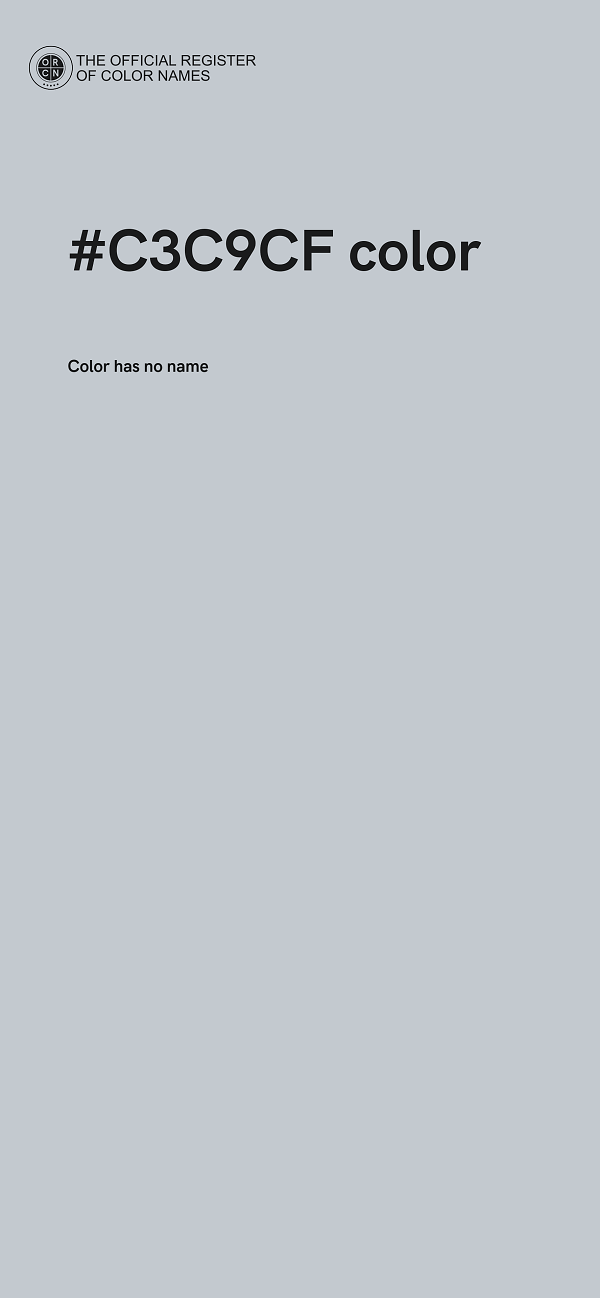 #C3C9CF color image