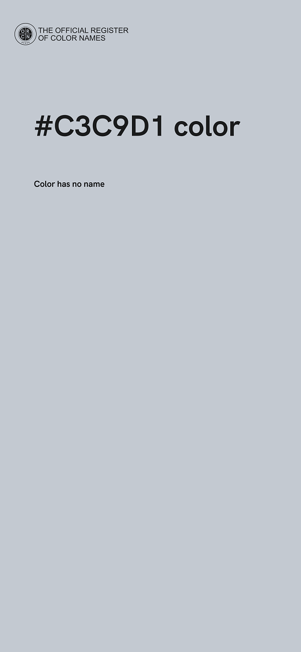 #C3C9D1 color image