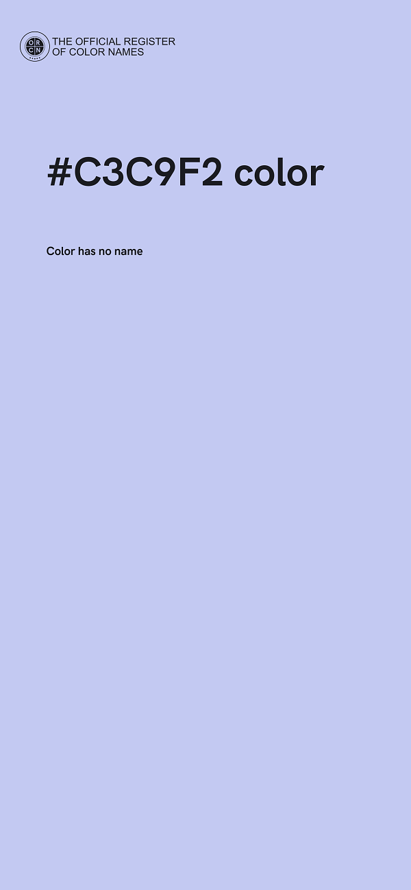 #C3C9F2 color image