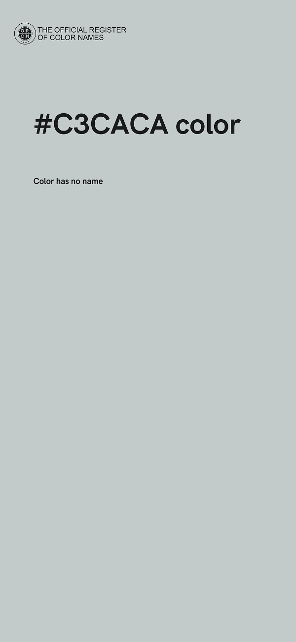 #C3CACA color image