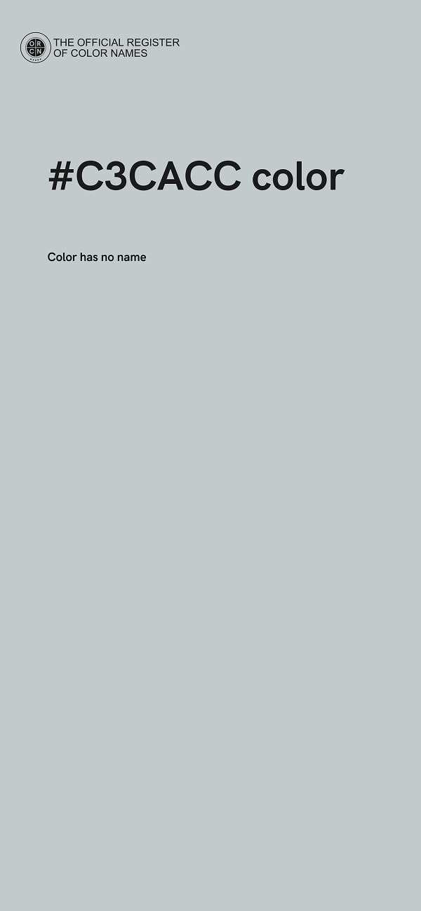 #C3CACC color image