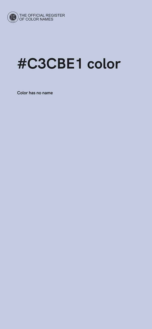 #C3CBE1 color image