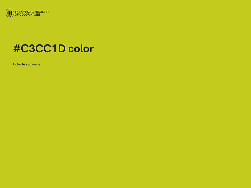 #C3CC1D color image