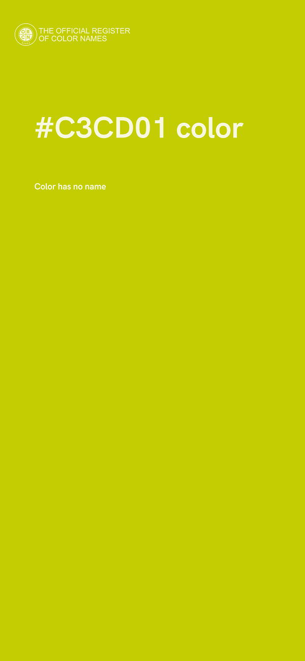 #C3CD01 color image