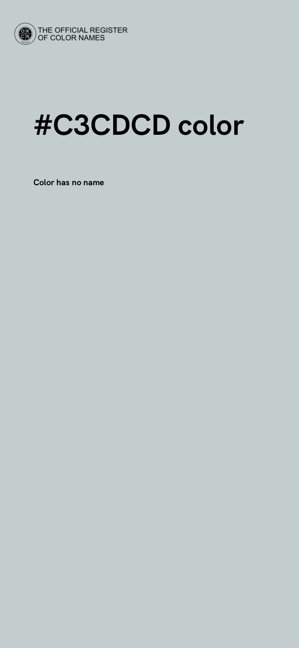 #C3CDCD color image