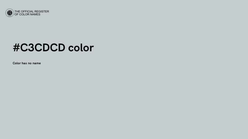 #C3CDCD color image
