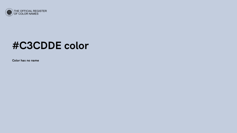 #C3CDDE color image