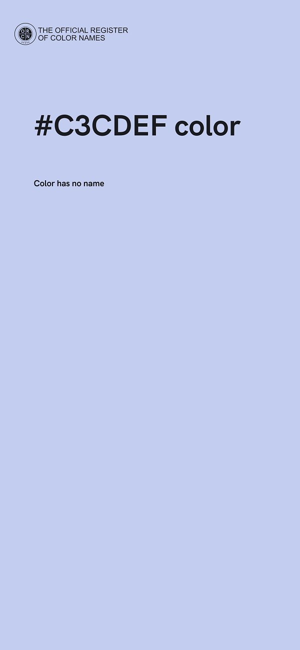 #C3CDEF color image