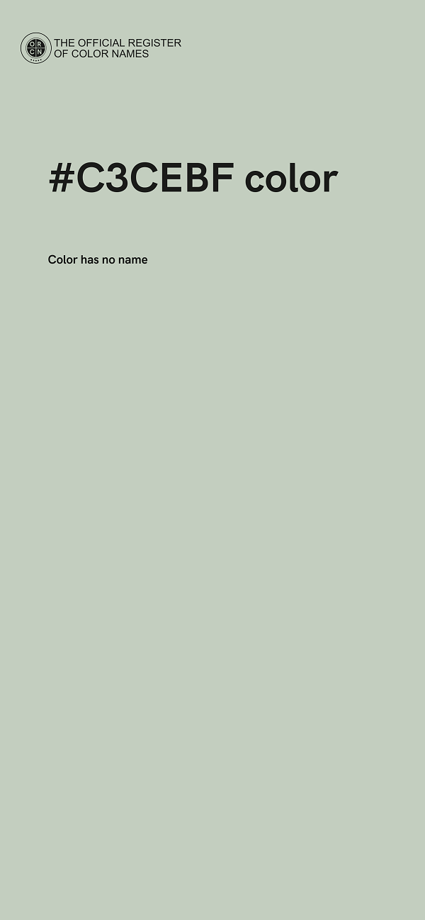 #C3CEBF color image