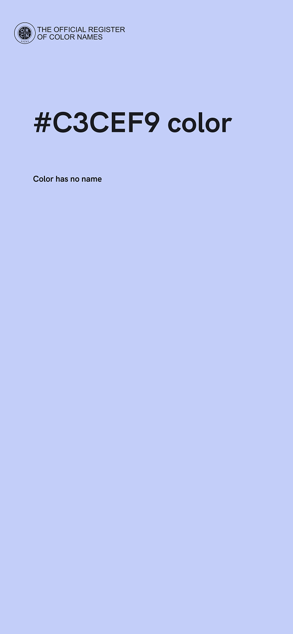 #C3CEF9 color image