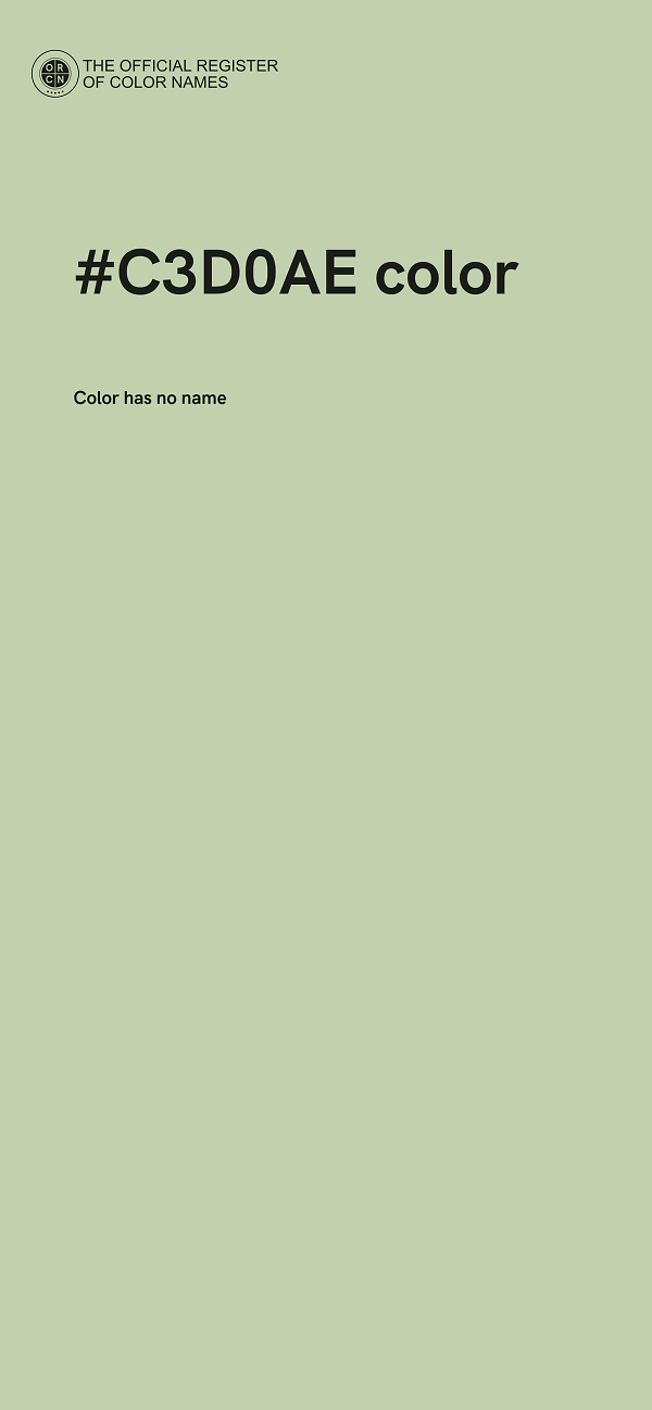 #C3D0AE color image