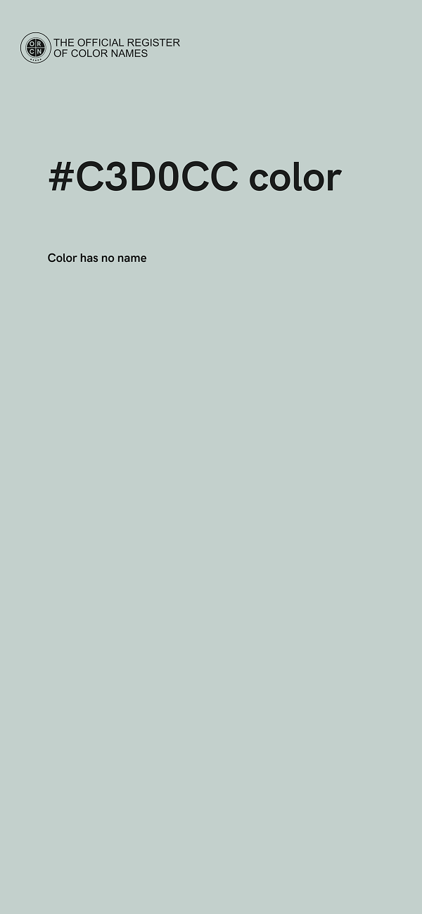 #C3D0CC color image