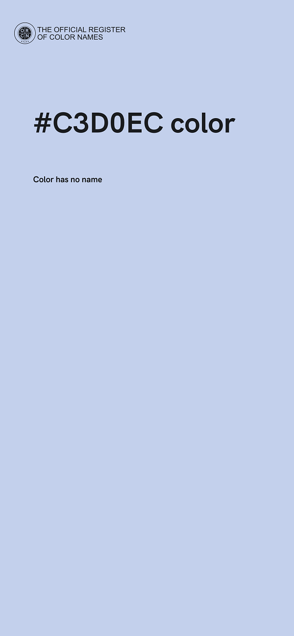 #C3D0EC color image