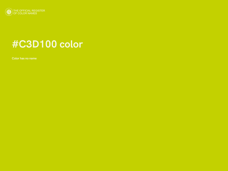 #C3D100 color image