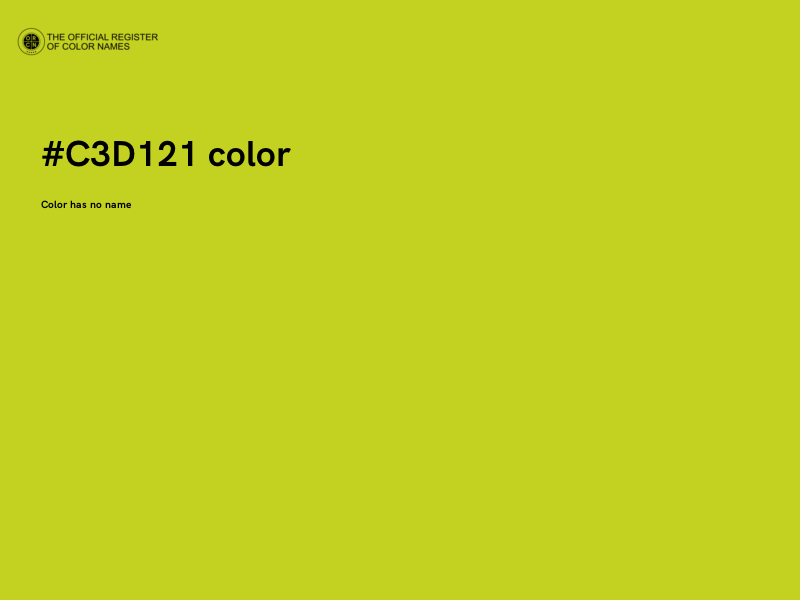#C3D121 color image