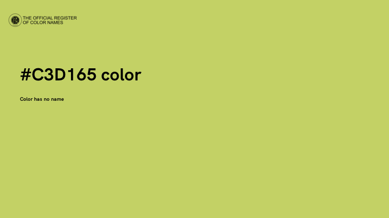 #C3D165 color image
