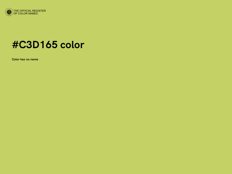 #C3D165 color image