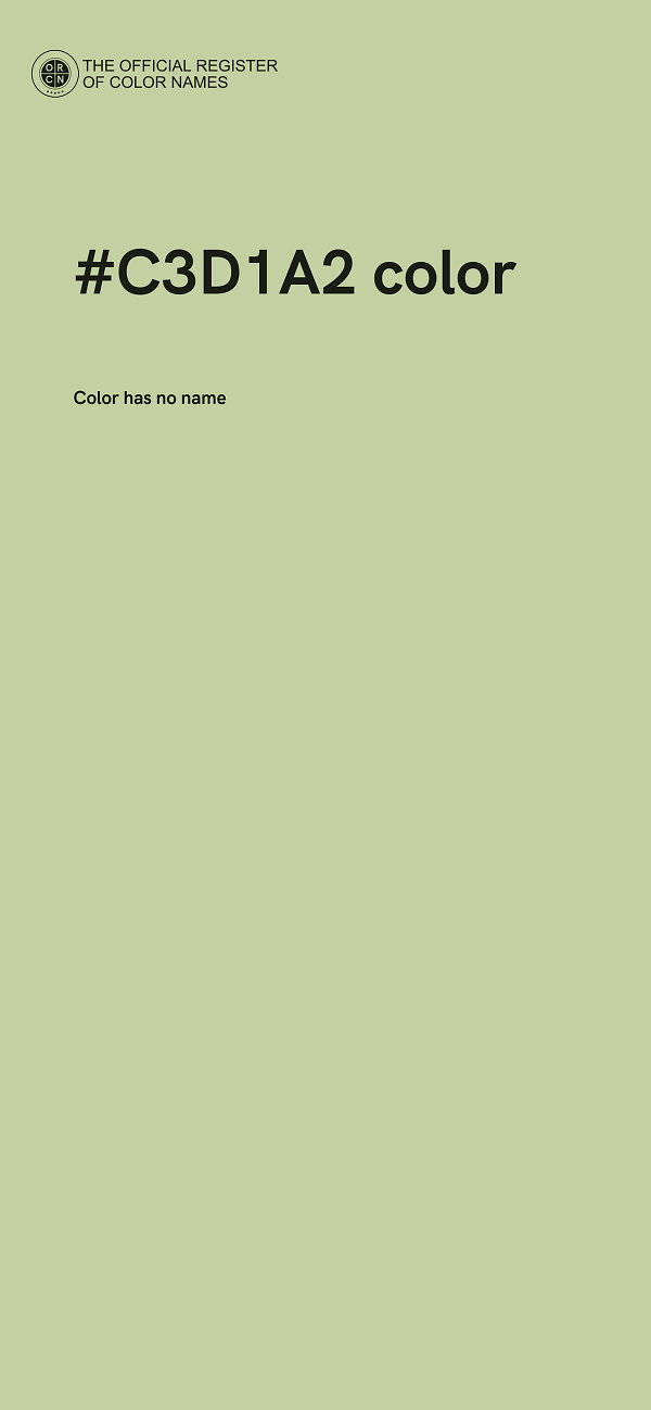 #C3D1A2 color image