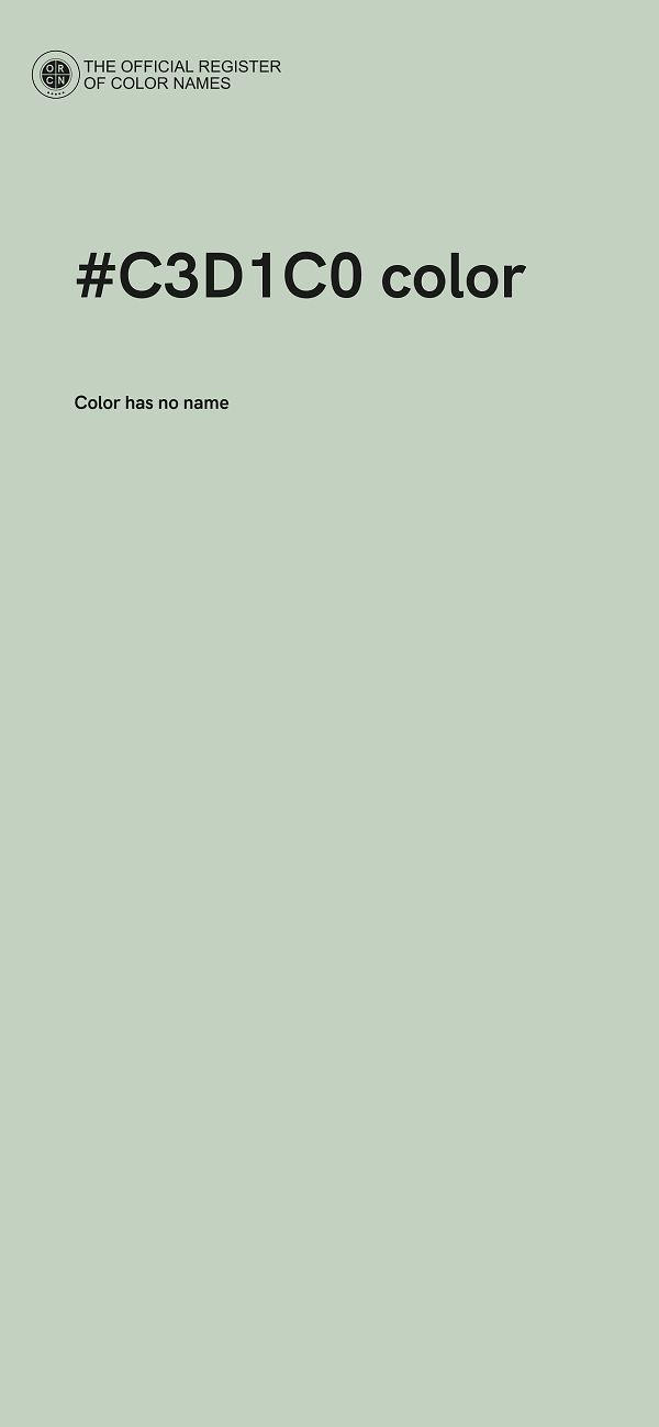 #C3D1C0 color image