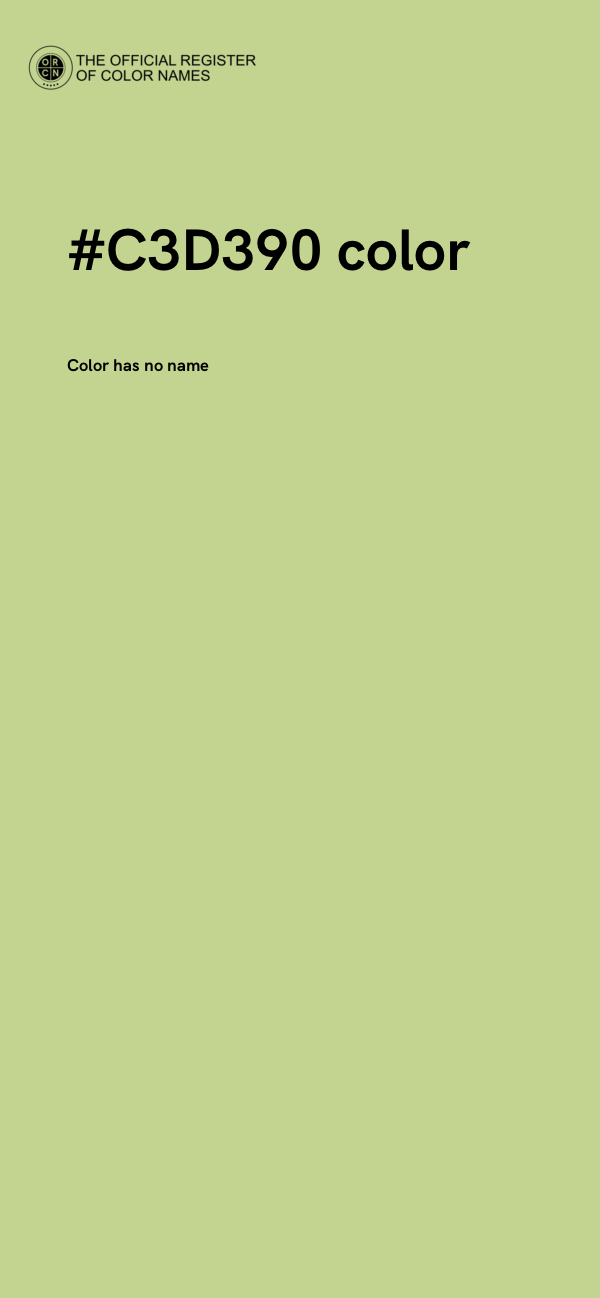 #C3D390 color image
