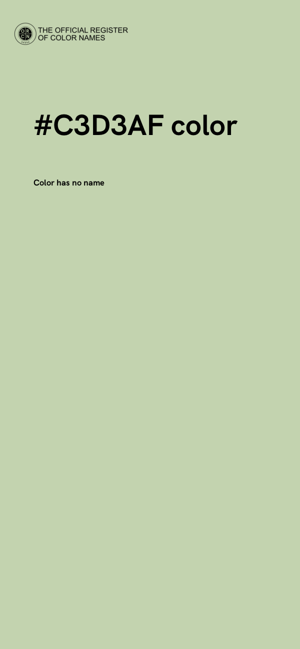 #C3D3AF color image