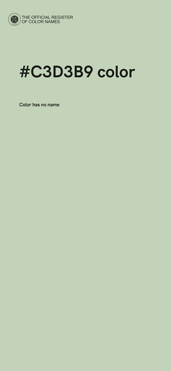 #C3D3B9 color image