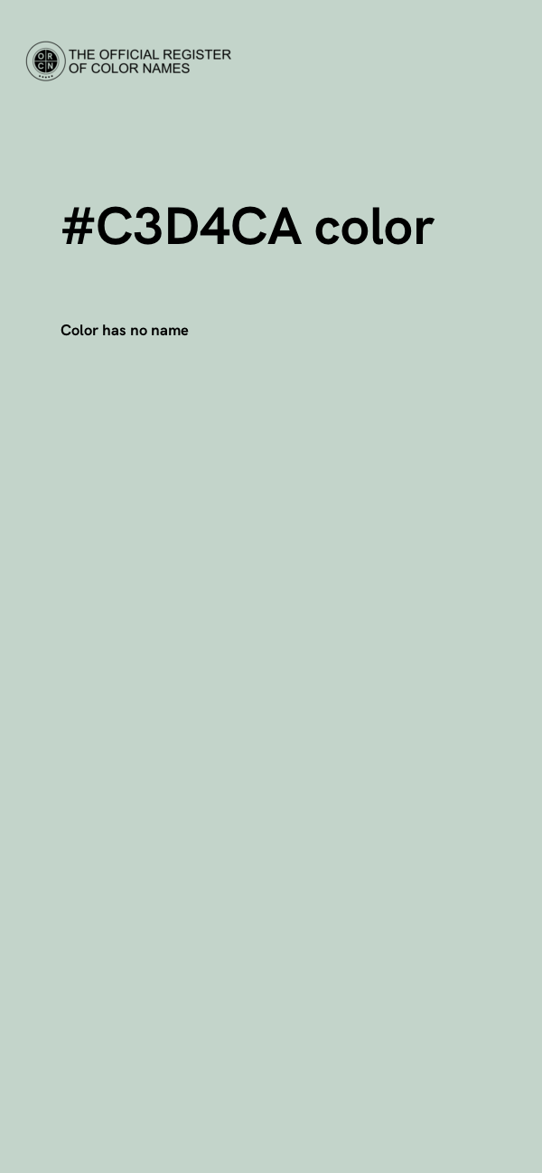 #C3D4CA color image
