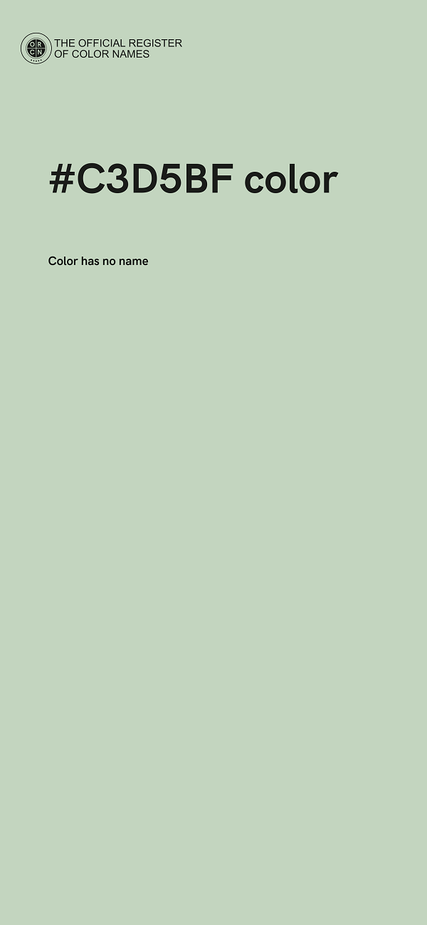 #C3D5BF color image