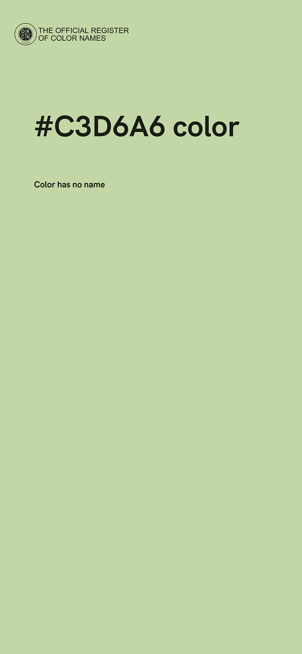 #C3D6A6 color image