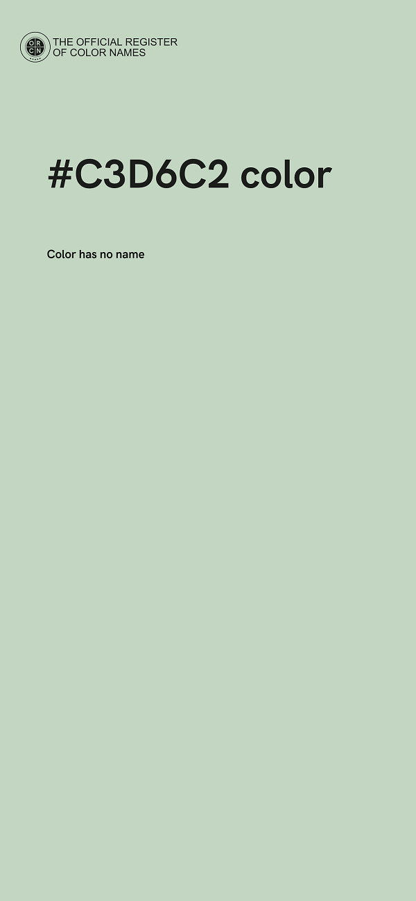 #C3D6C2 color image