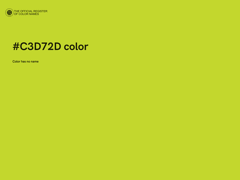 #C3D72D color image