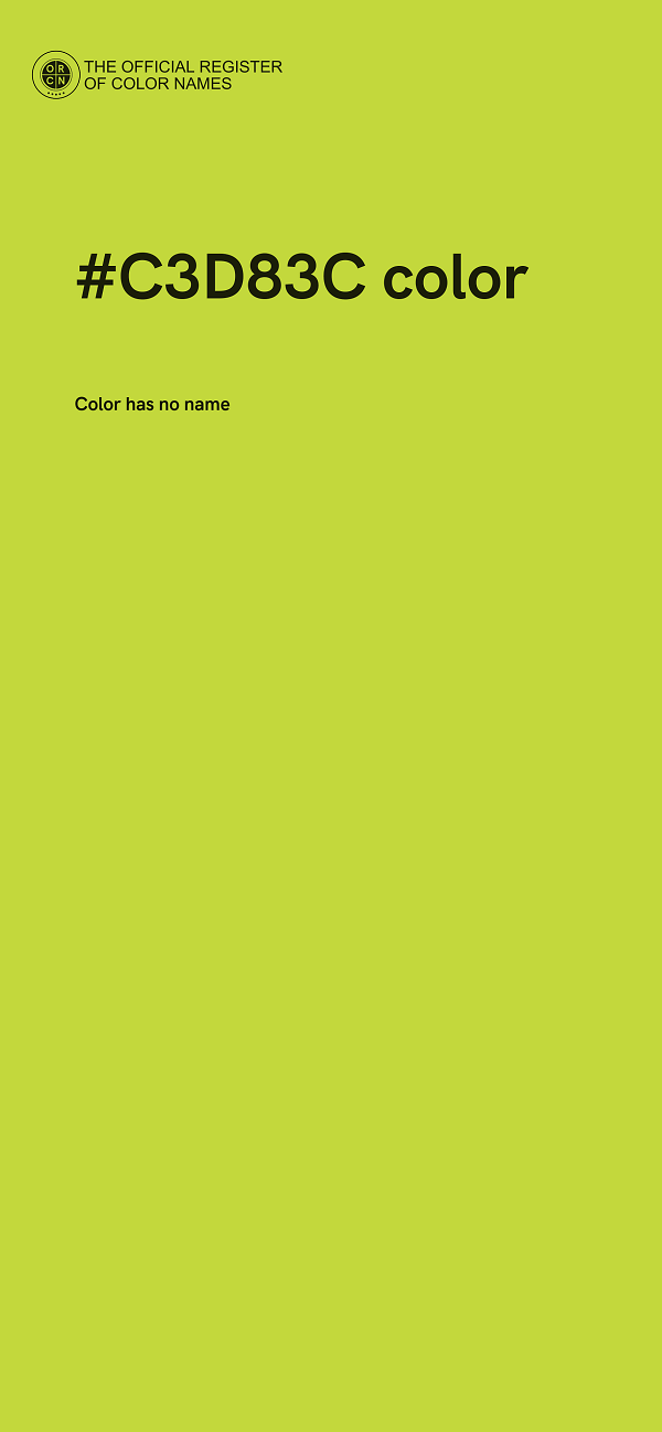 #C3D83C color image