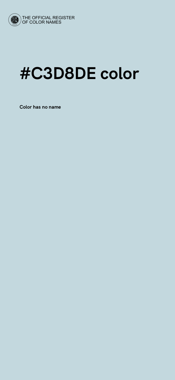 #C3D8DE color image