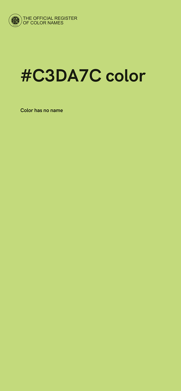 #C3DA7C color image