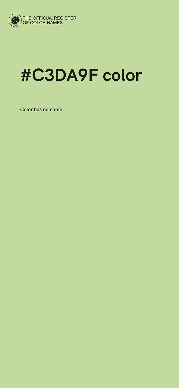 #C3DA9F color image
