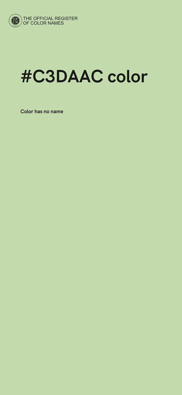 #C3DAAC color image