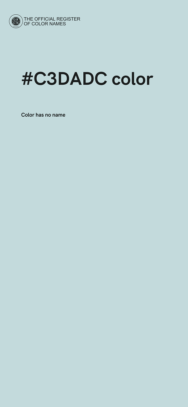 #C3DADC color image